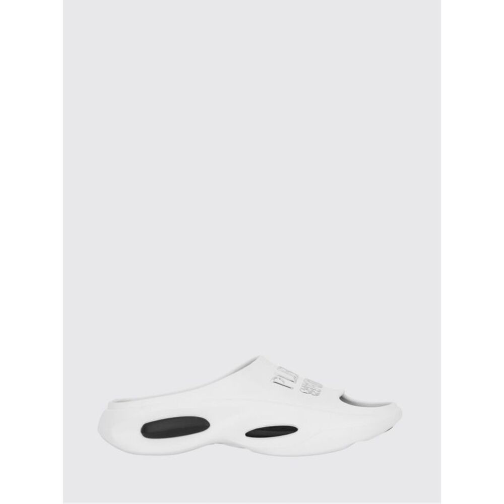 Plein Sport Men Rubber Slide Sandals Plein Sport With Printed Logo
